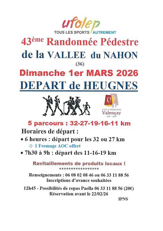 43ème Randonnée pédestre de la Vallée du Nahon