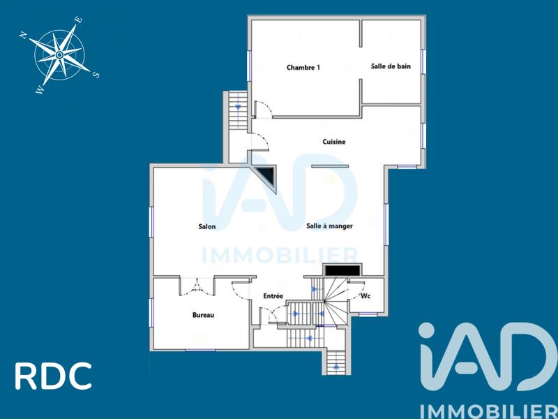 Maison - 100 m² - 5 pièces