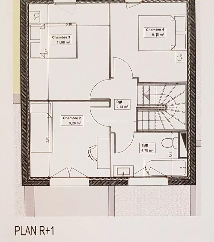 Maison - 95 m² - 6 pièces