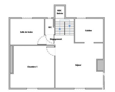 Duplex - 65 m² - 5 pièces