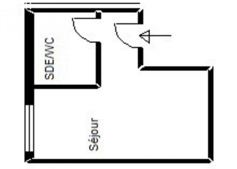 Appartement - 14 m² - 1 pièce