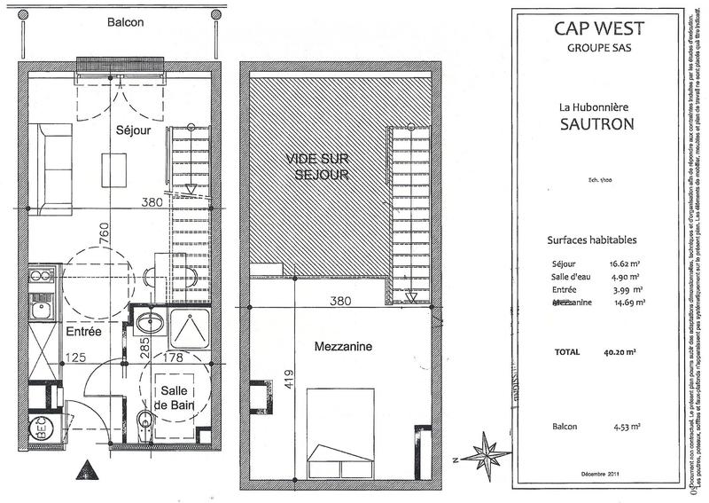 Appartement - 40 m² - 2 pièces