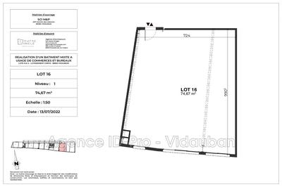 Local commercial - 75 m²