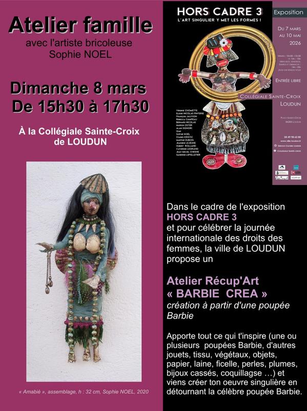 Atelier famille animé par Sophie Noël "Barbie créa"