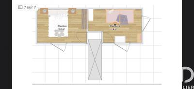 Appartement - 50 m² - 1 pièce
