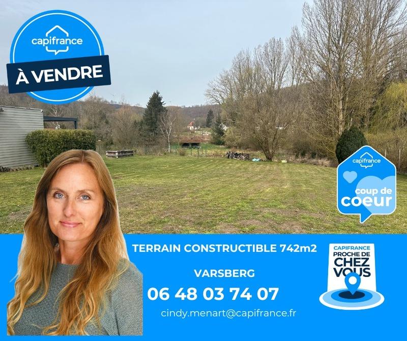 Terrain constructible - 742 m²