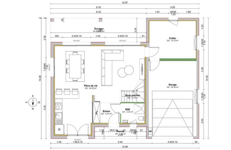 Maison - 140 m² - 5 pièces