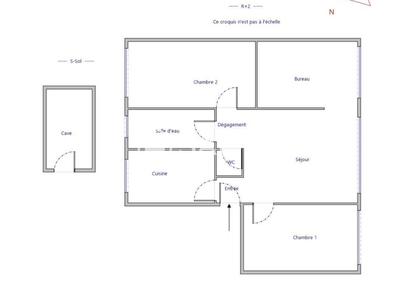 Appartement - 62 m² - 4 pièces