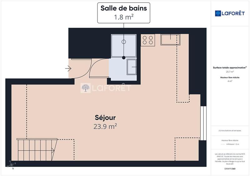 Immeuble - 50 m² - 3 pièces
