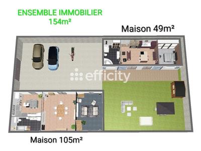 Maison ancienne - 105 m² - 6 pièces