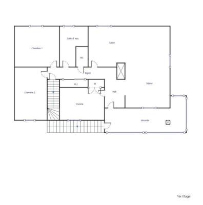 Maison - 82 m² - 4 pièces