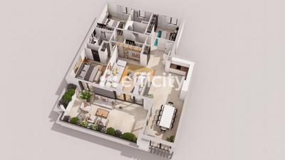 Appartement - 120 m² - 4 pièces