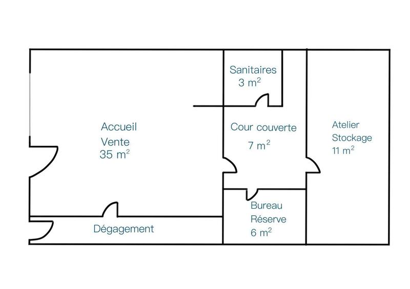 Local commercial - 62 m²