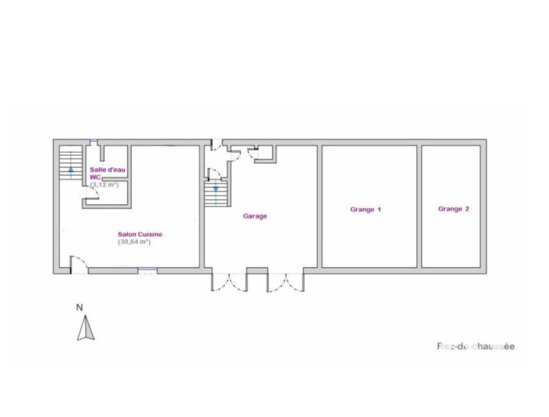 Maison - 80 m² - 5 pièces