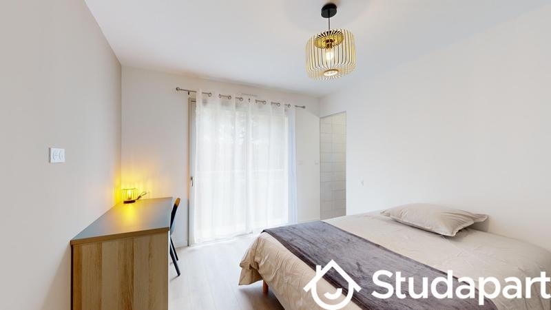 Chambre - 17 m² - 1 pièce