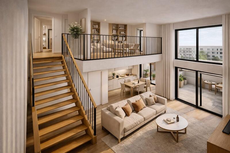 Appartement - 90 m² - 4 pièces