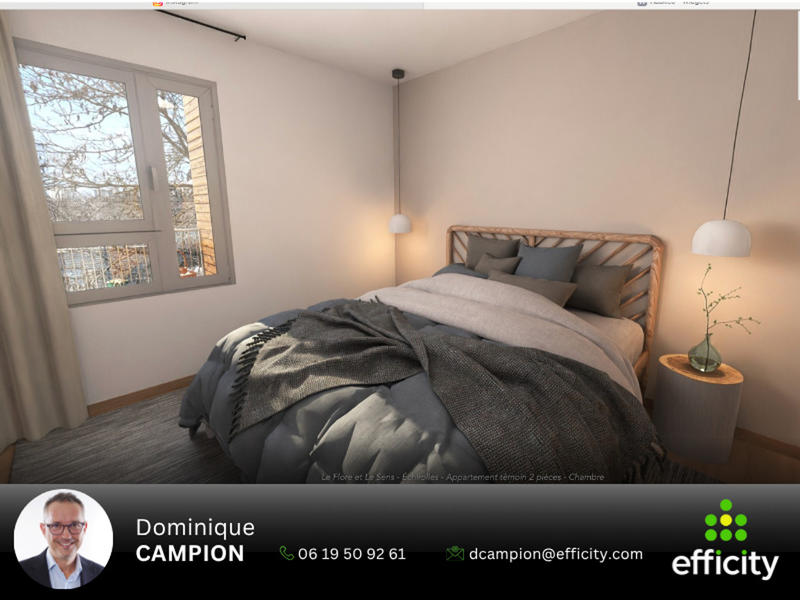 Appartement - 47 m² - 2 pièces