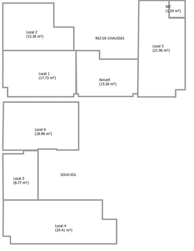 Local commercial - 122 m²