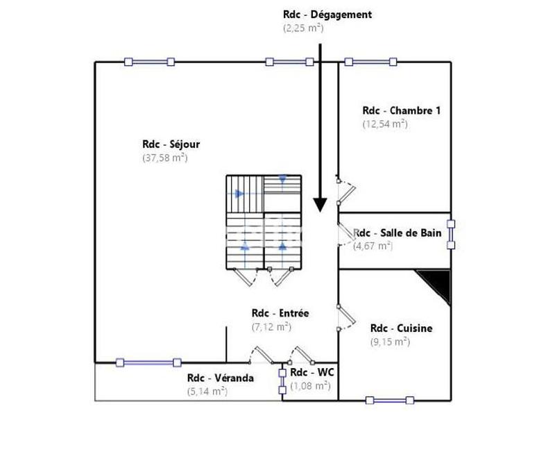 Maison - 120 m² - 4 pièces
