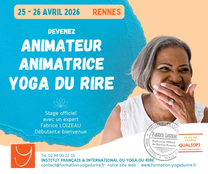Animateur Yoga du Rire à Rennes !
