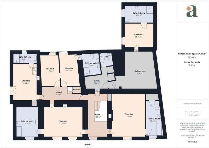 Maison - 370 m² - 10 pièces