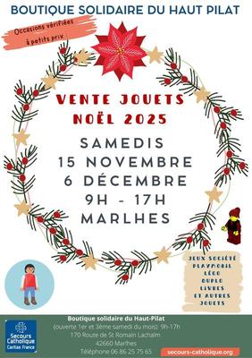Braderie spéciale jouets de noël