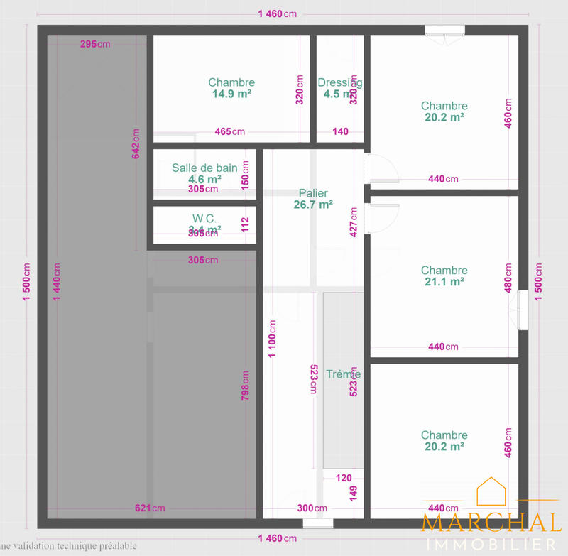 Maison - 180 m² - 6 pièces