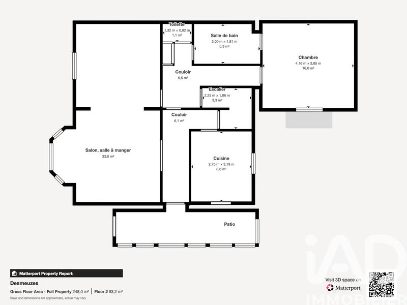 Maison de ville - 119 m² - 6 pièces