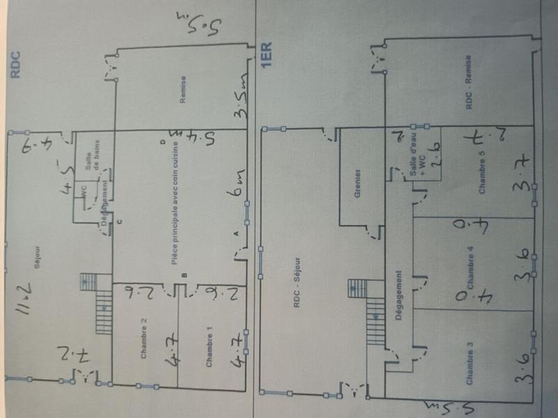 Maison de campagne - 190 m² - 7 pièces