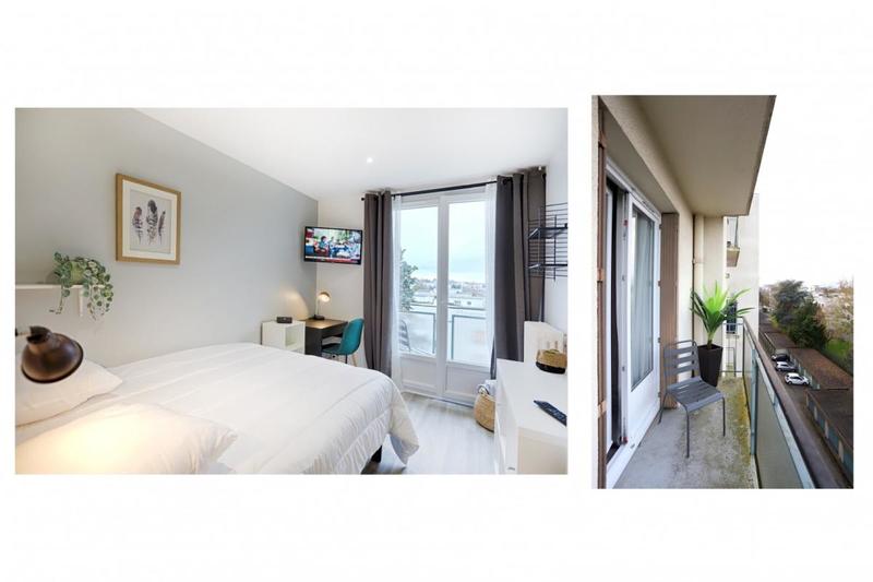 Chambre - 11 m² - 1 pièce