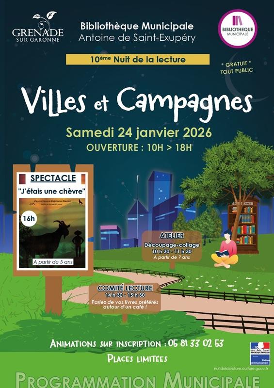 Nuit de la Lecture à la Bibliothèque