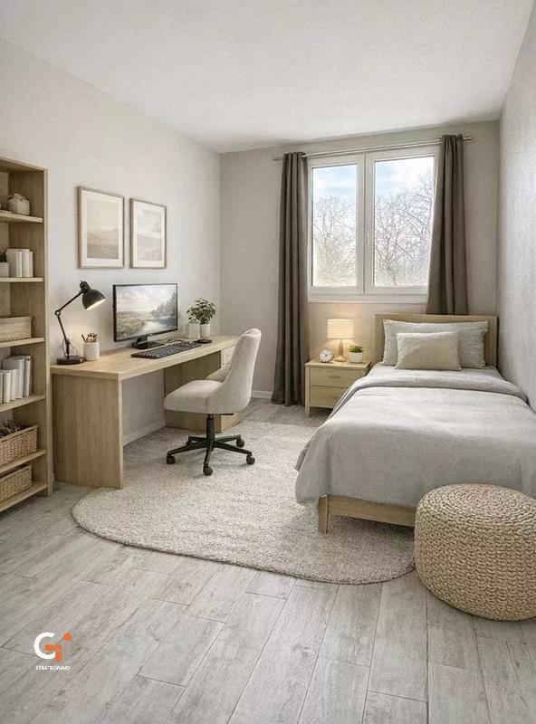 Appartement - 55 m² - 3 pièces