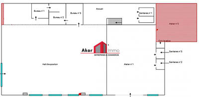 Local commercial - 895 m²