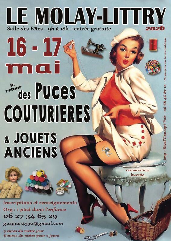 Puce des couturières et jouets anciens