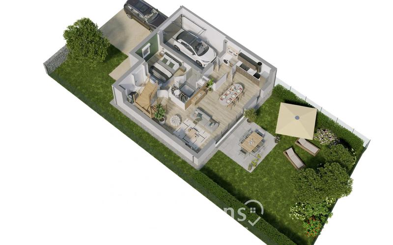 Maison - 88 m² - 4 pièces