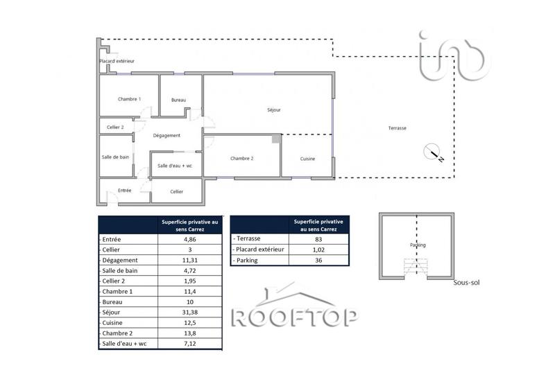 Appartement - 112 m² - 4 pièces