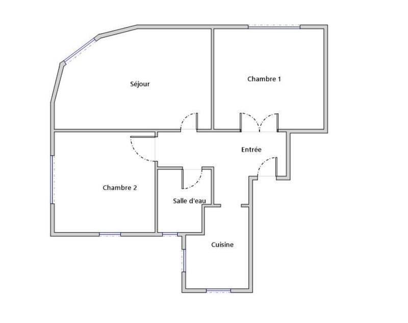 Appartement - 58 m² - 3 pièces