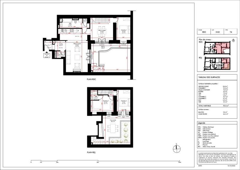Appartement - 94 m² - 4 pièces