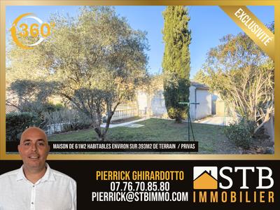 Maison - 63 m² - 3 pièces