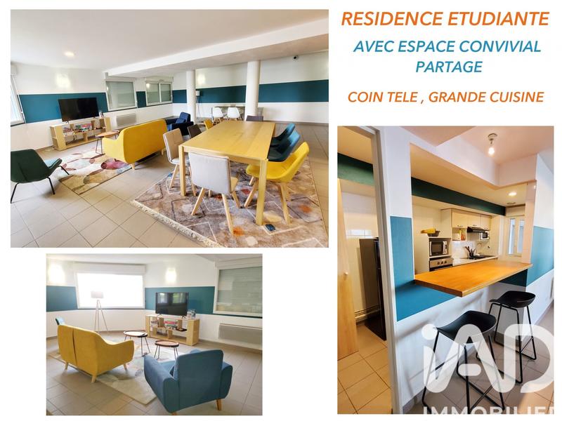 Studio - 18 m² - 1 pièce