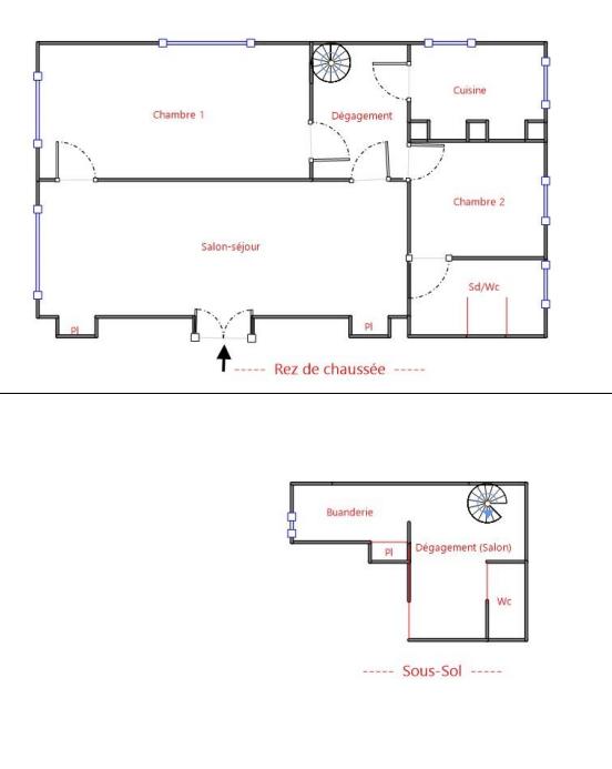 Appartement - 104 m² - 3 pièces