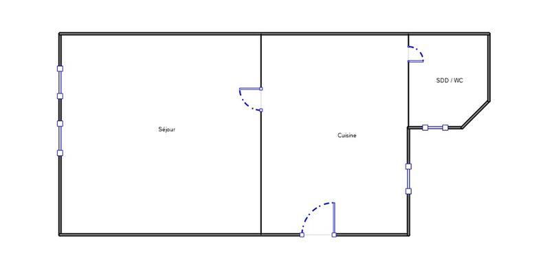 Appartement - 32 m² - 2 pièces