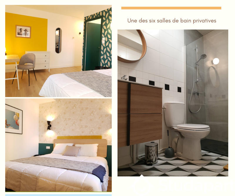 Chambre - 15 m² - 1 pièce