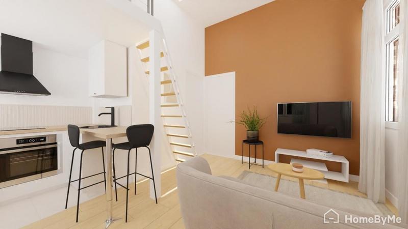 Studio - 13 m² - 1 pièce