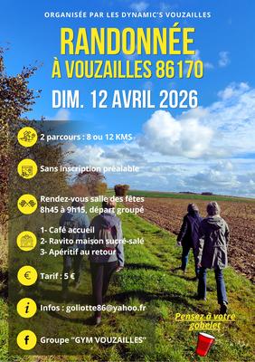 Randonnée à Vouzailles