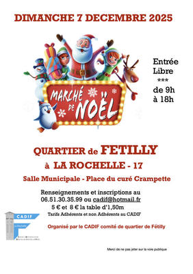 Marche de noël de fétilly