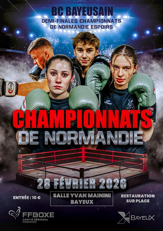 Demi Finales des championnats espoirs de Normandie de Boxe Anglaise