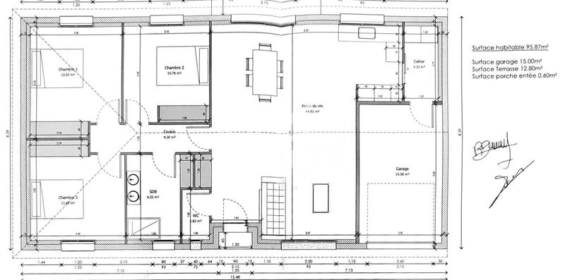Villa - 96 m² - 4 pièces
