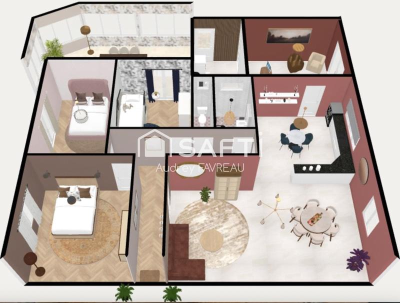 Maison - 118 m² - 4 pièces