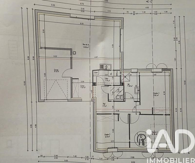 Maison - 94 m² - 4 pièces